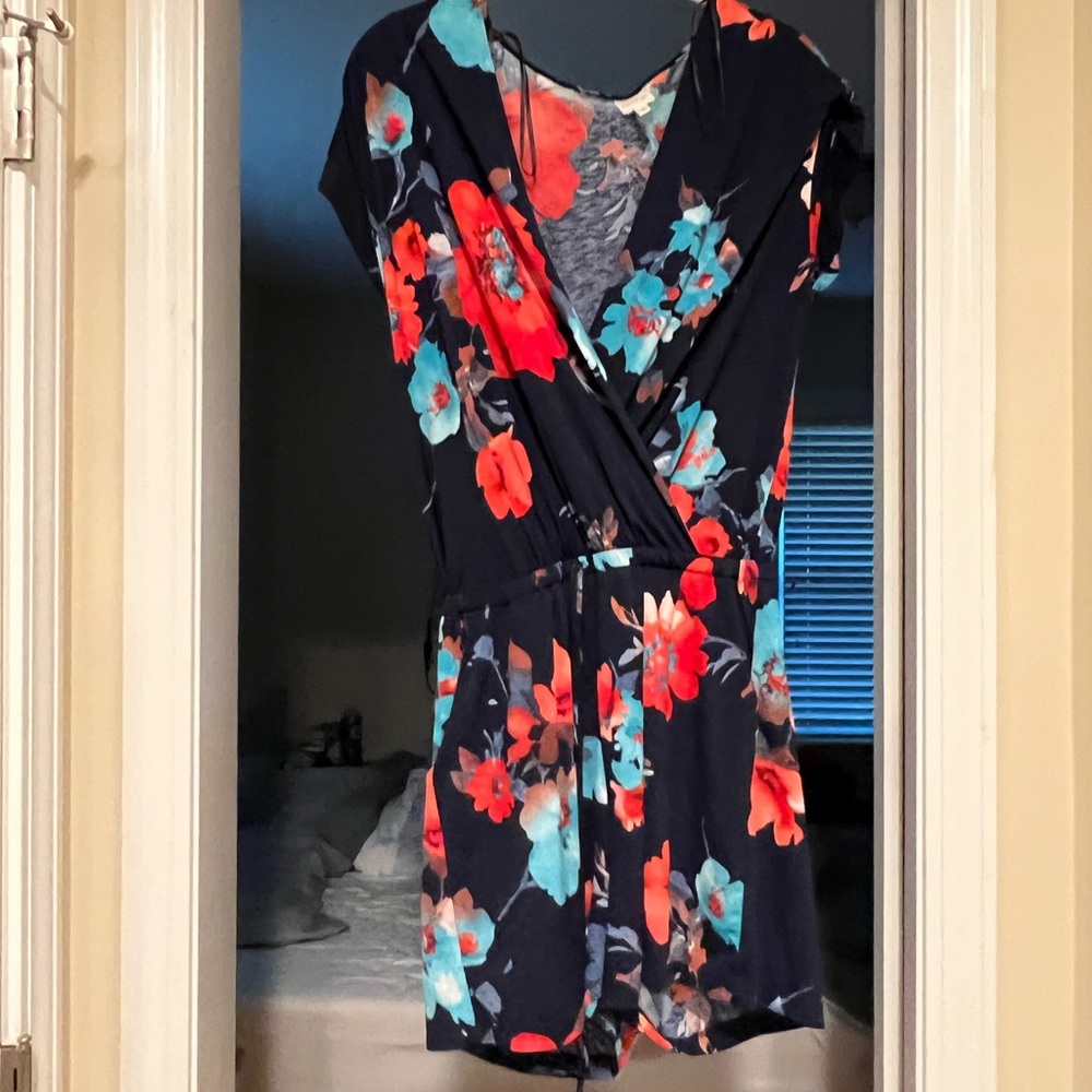Navy romper